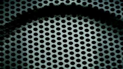 background with perforated holes.