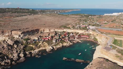 Aerial-drone-video-from-Malta,Mellieha-and-surroundings