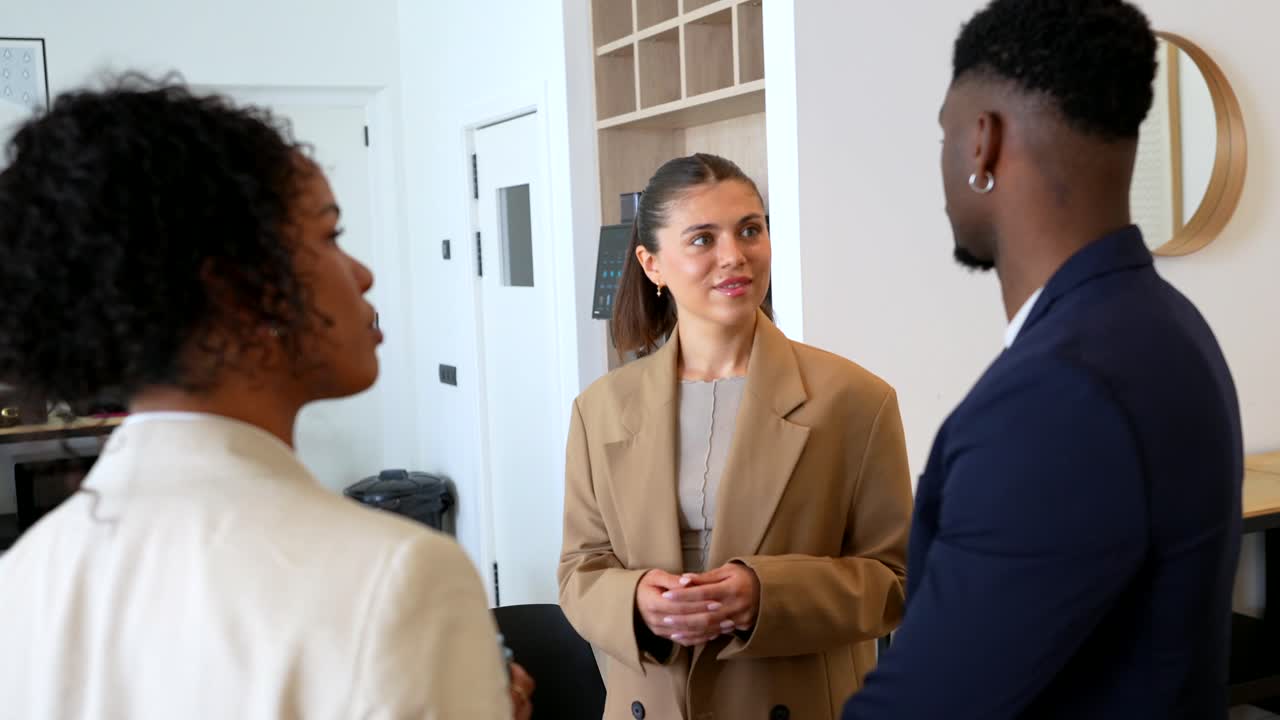 Business meeting in an office
