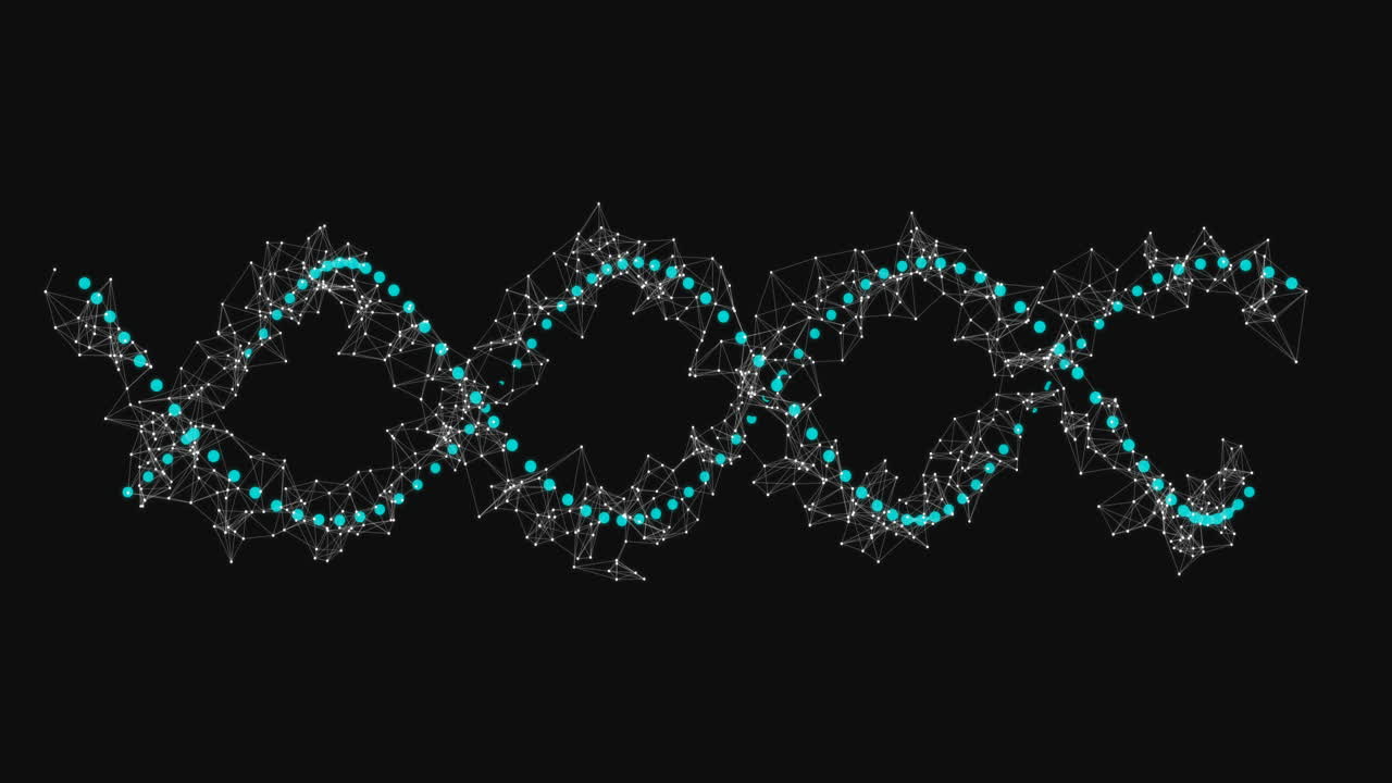 estructura de adn generada digitalmente
