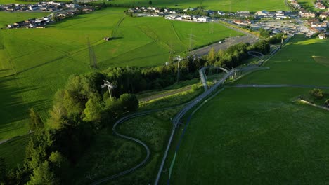 Beautiful-cinematic-footage-of-Kaprun-in-the-Zell-am-See-district-of-Austria