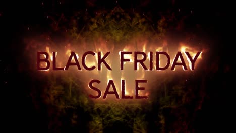 Animation-of-black-friday-sale-text-in-burning-flames-over-dark-background