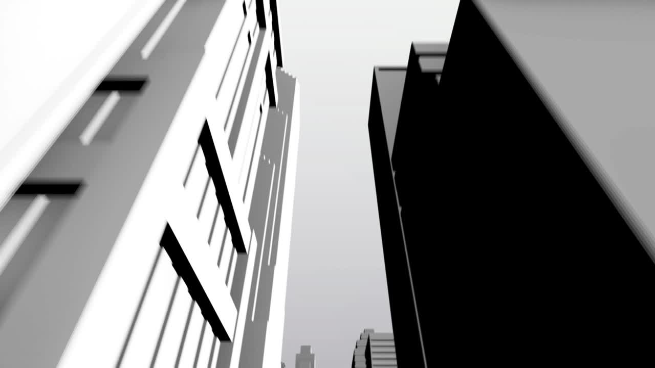 3D City Skyline Loop 05