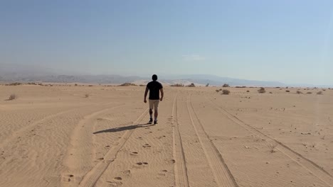 Hombre-Caminando-Por-El-Desierto