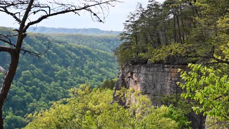 new river gorge national park ledges mountain view