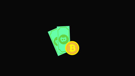 crypto-currency-bitcoin-icon-motion-graphics-animation-with-alpha-channel,-transparent-background,-ProRes-444