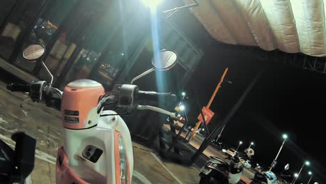 Riding in the night in Bangkok (Thailand, Time lapse, Road 10)