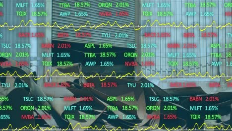 Animación-Del-Procesamiento-De-Datos-Sobre-Un-Vertedero-De-Basura.