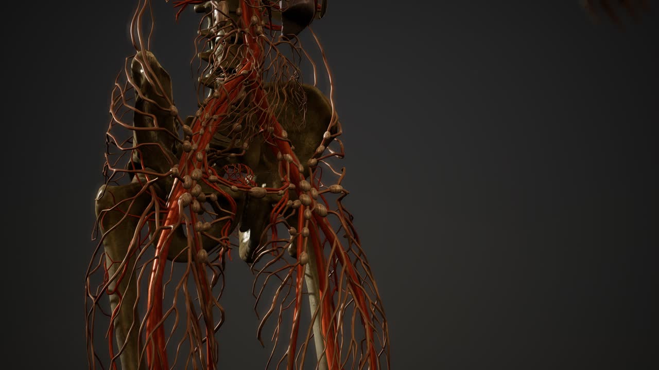 anatomía de los vasos sanguíneos del cuerpo humano