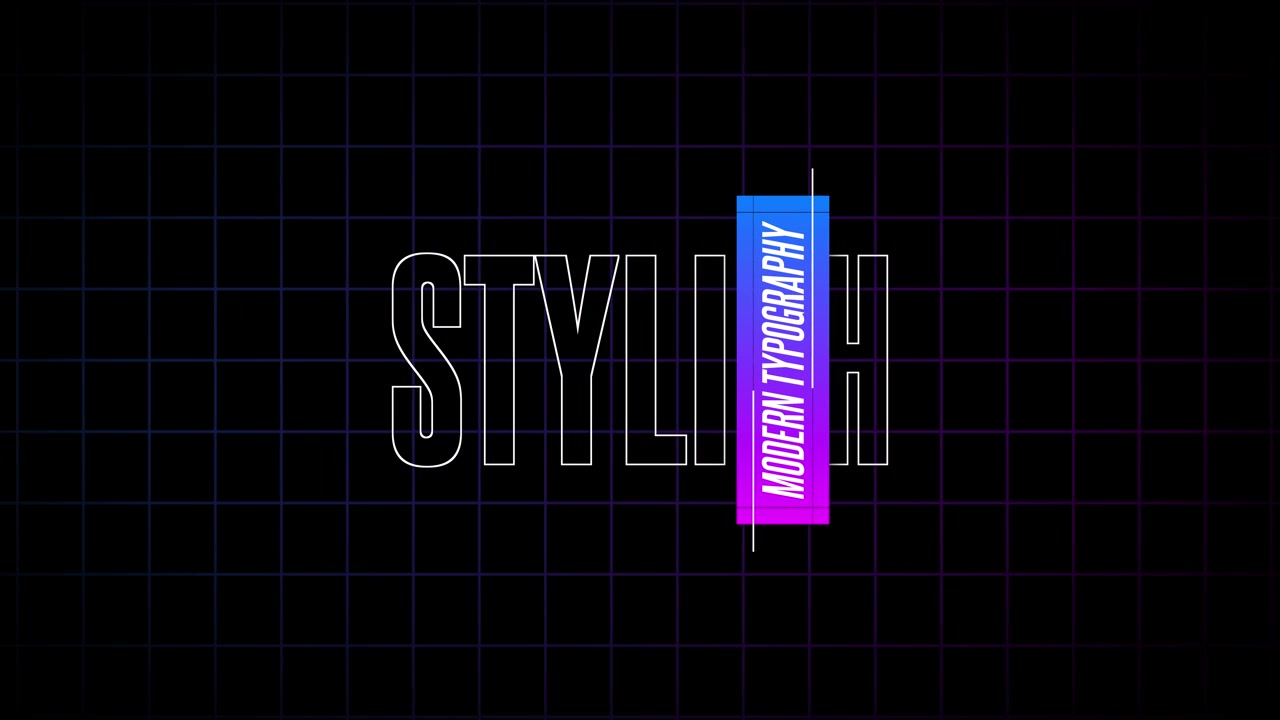 Modern Text Animation 01 | Adobe After Effects 2020 and Above