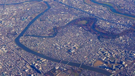 the aerial view in japan