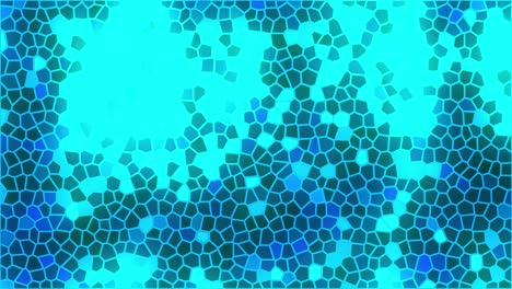 bucle de fondo de mosaico colorido dinámico