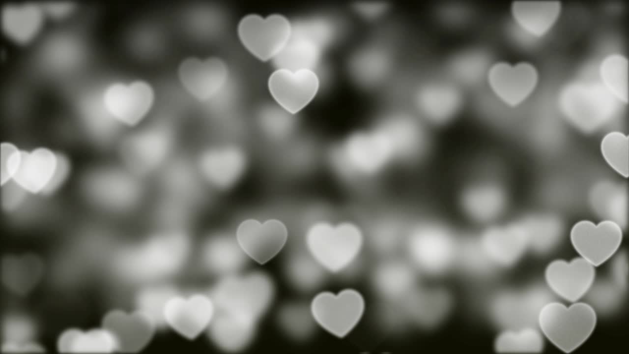 el fondo bokeh de amor