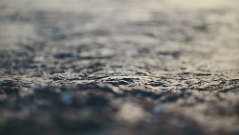 close-up view of hot spring or volcanic area