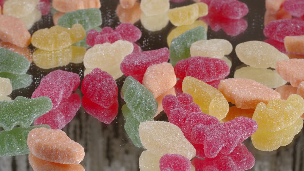 dulces y deliciosos caramelos azucarados