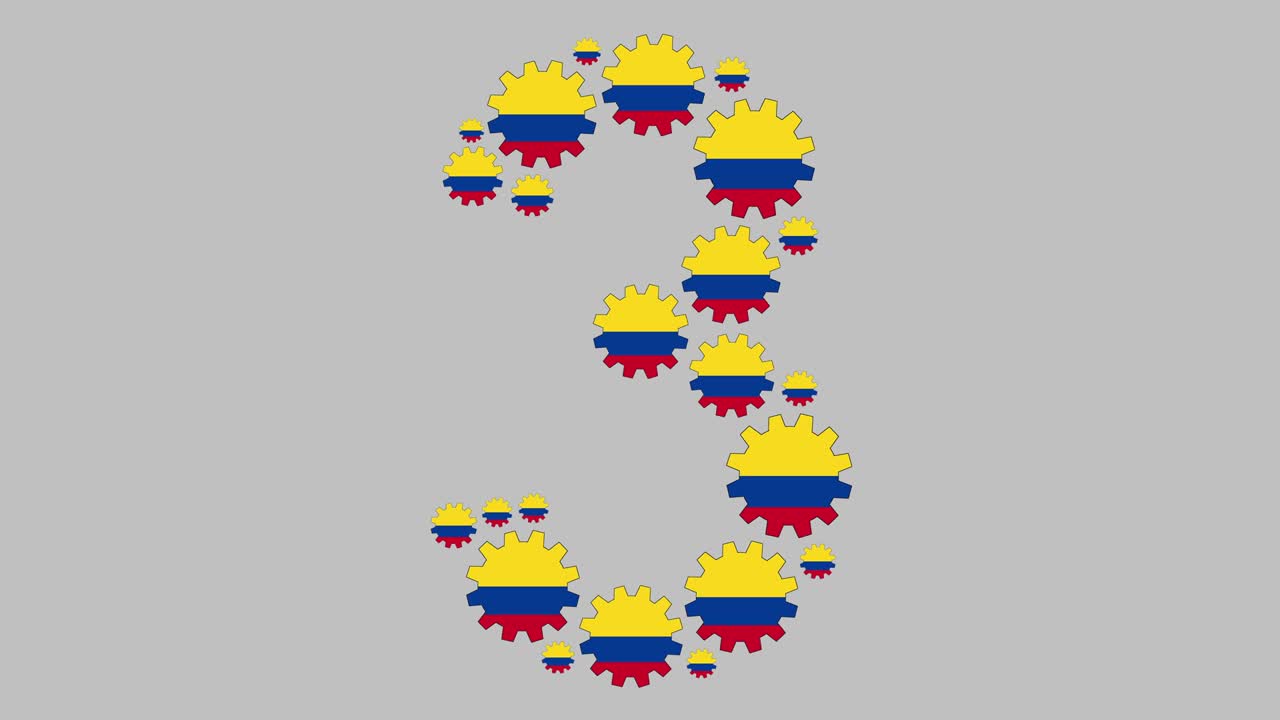 número tres colombiano