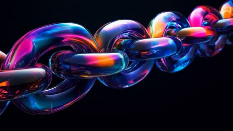 Abstract Colorful Chain