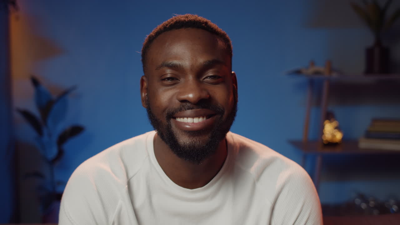 Portrait of a Smiling African American Man