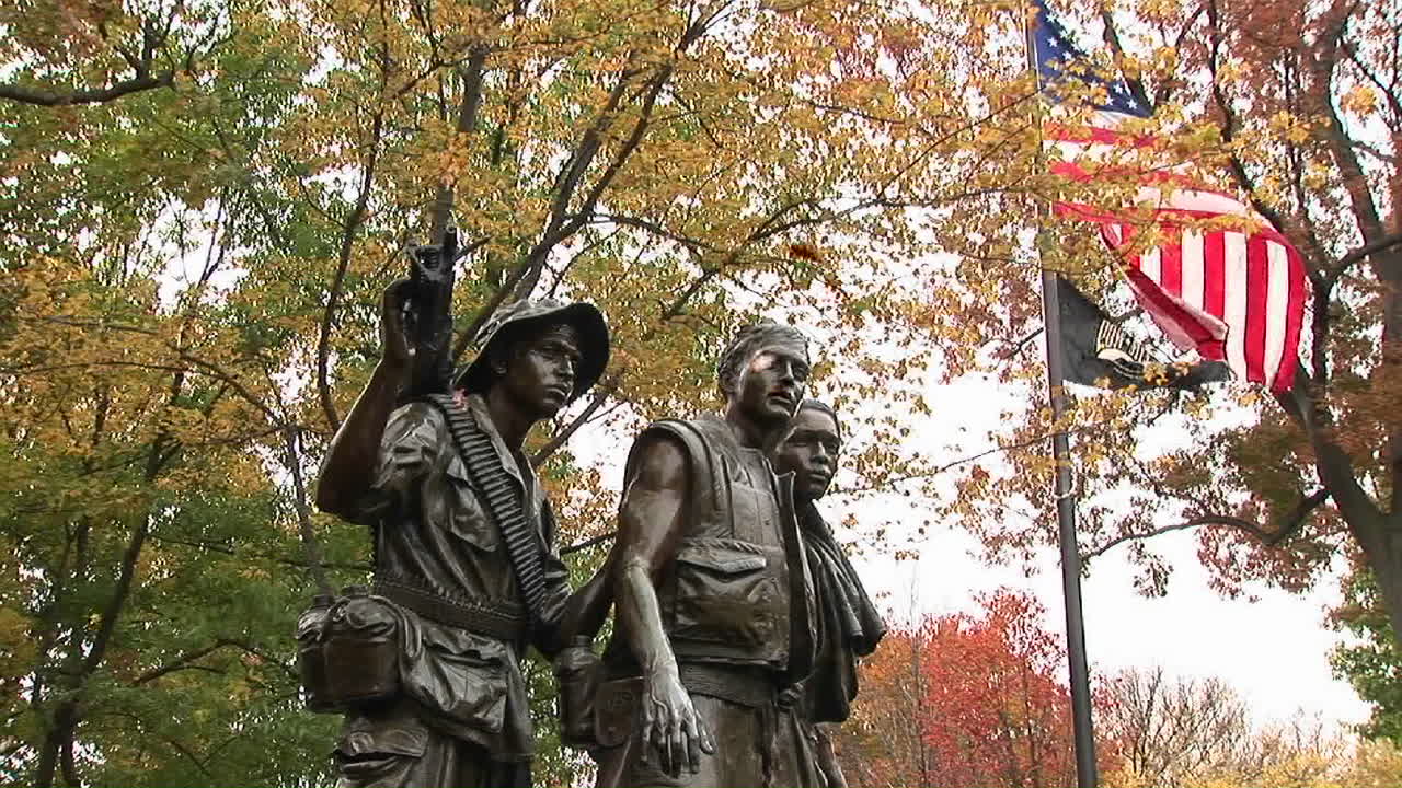 워싱턴 dc 1에 있는 베트남 참전 용사 기념관