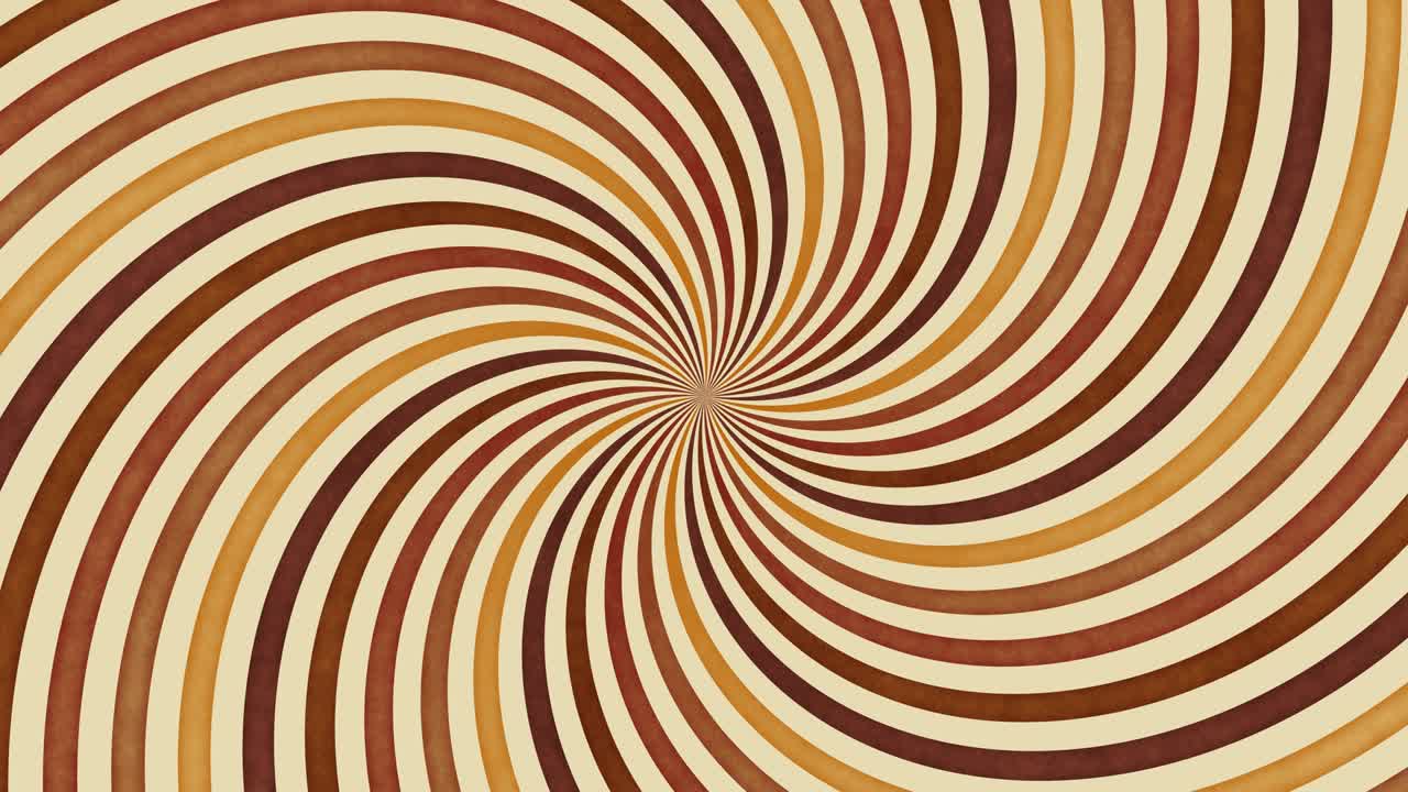 Vintage rays animation. Retro background.