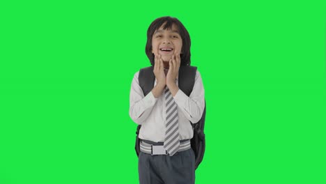 Happy-Indian-school-boy-getting-a-surprise-Green-screen