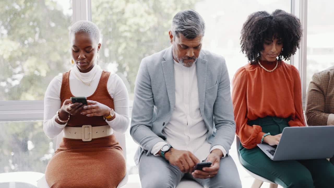Hiring, technology and recruitment waiting room