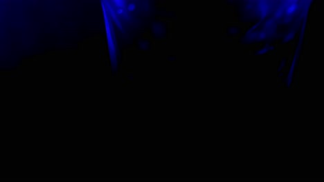 alcohol glass with red and blue police lights, macro shot close up view. alcohol crime and danger concept video.