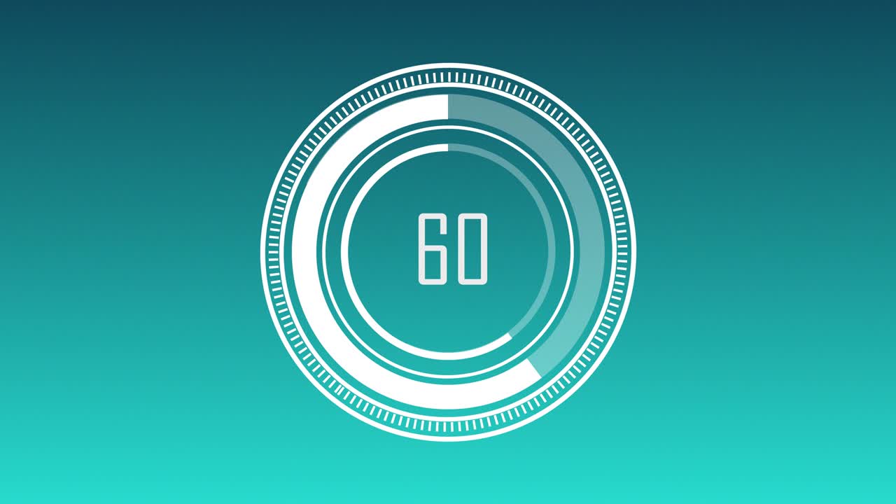 barra de progreso - estilo digital, diseño radial