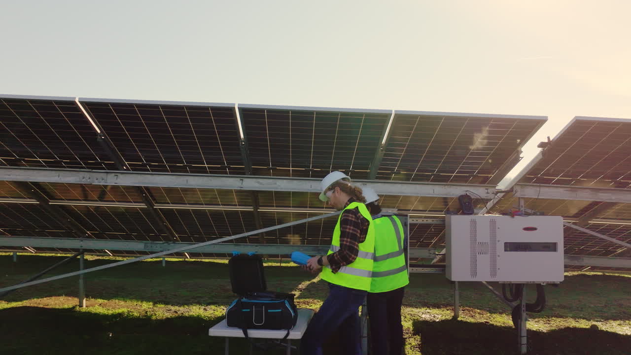 техническое обслуживание и инспекция солнечных панелей