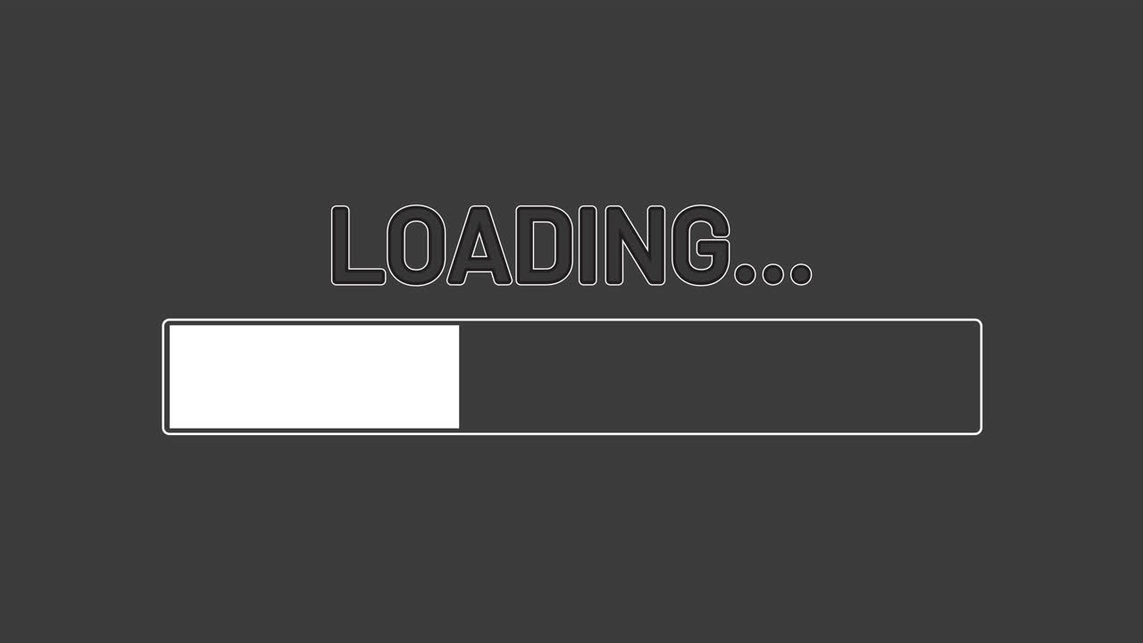 Loading bar graphic