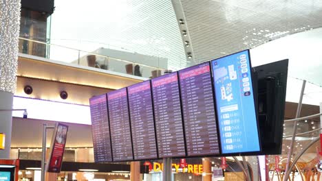 airport departure board