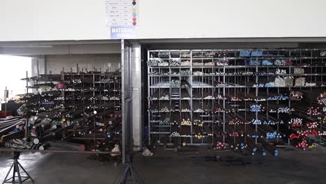 material storage show of industry. industry 5.0, industrial 4.0 concept