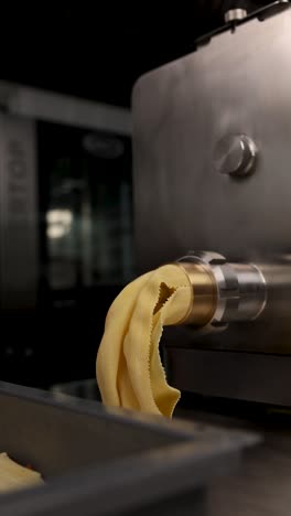 máquina de pasta en acción