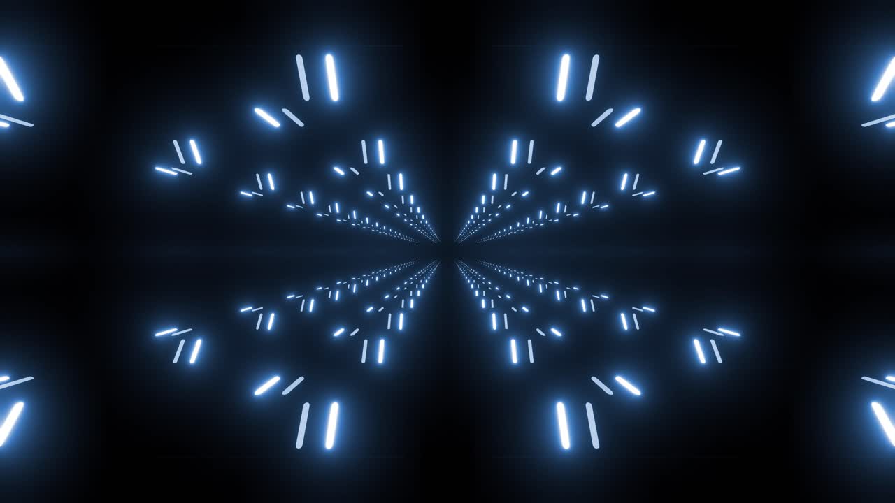 Neon Light Tunnel