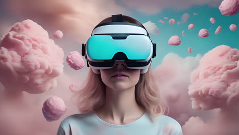 women with vr headsets generative a.i