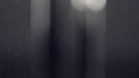 niebla de gotas de agua con luz gris bokeh fondo borroso del aire atmosférico
