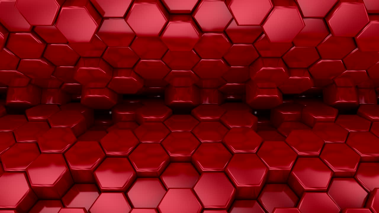 el fondo de los hexágonos