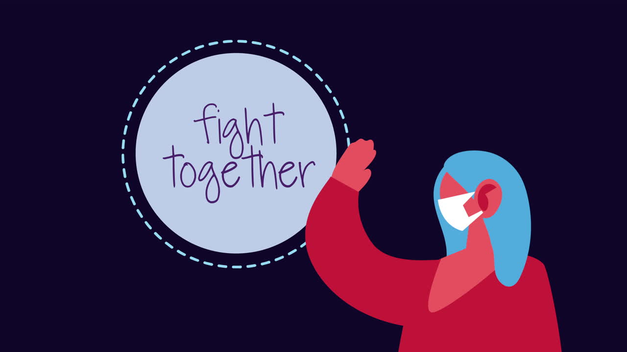 코로나19를 예방하기 위해 얼굴 마스크를 쓰는 여성