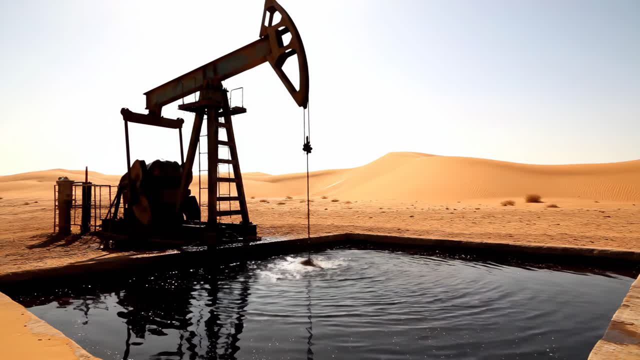 Oil Well in the Desert