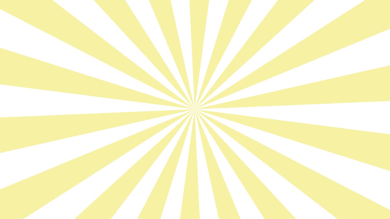 Yellow sun rays on white background
