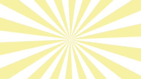 yellow sun rays on white background