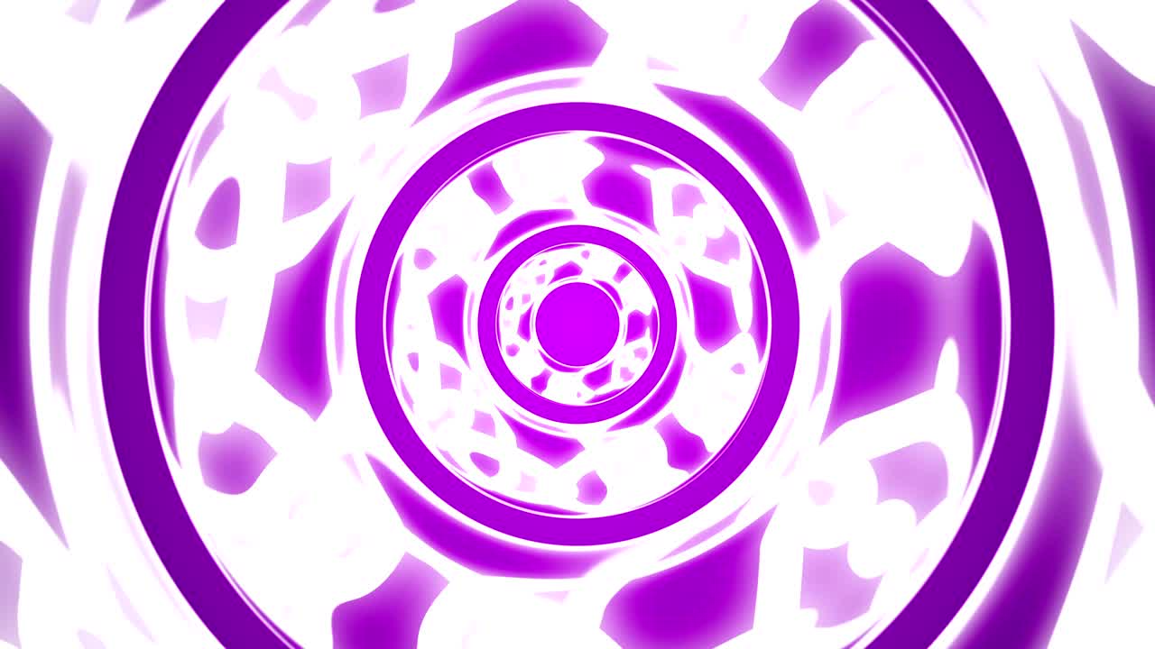 4k abstracto girando tecnología moderna reactores de arco de movimiento de neón bucle de fondo