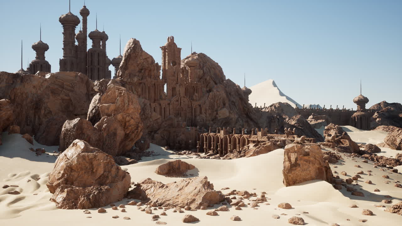 환상적인 사막 도시