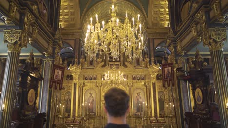 The-man-walking-into-the-church.