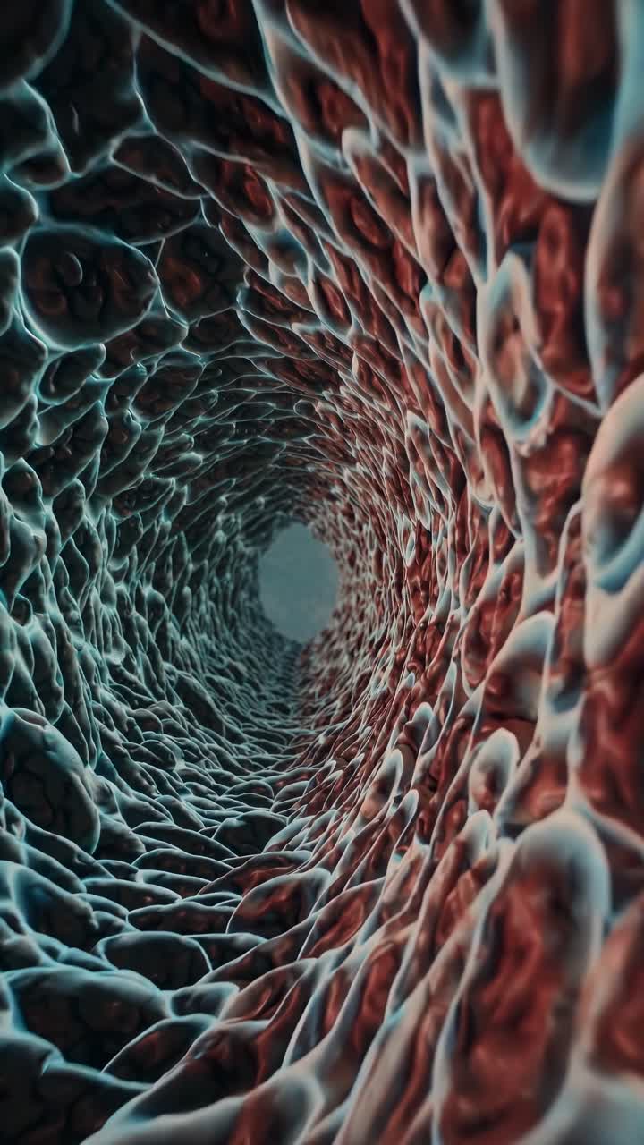 túnel celular abstracto