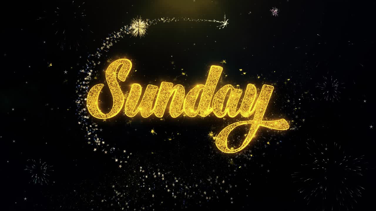 Sunday with Fireworks and Sparkle