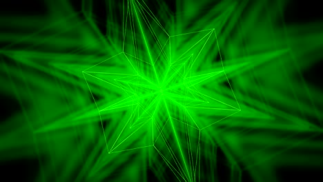 abstracto futurista con líneas de neón eléctricas brillantes brillantes vj bucle renderizado en 3d