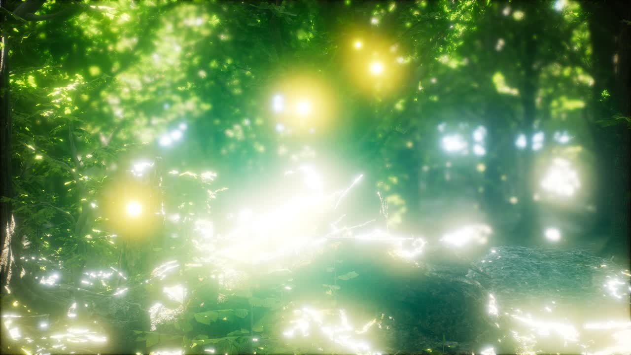 숲에서 날아다니는 반 ⁇ 불