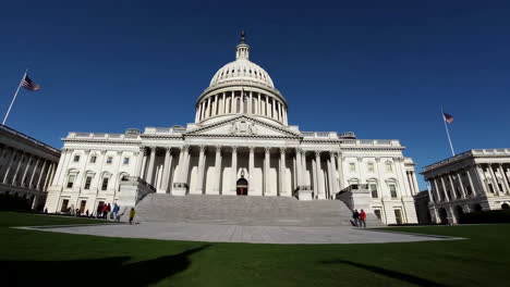 the united states capitol building on a clear day