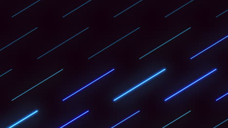 abstract blue lines on a black backdrop form a captivating graphic pattern in this image, showcasing an aesthetic and minimalist design
